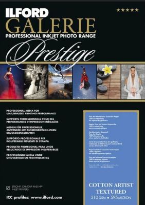 Ilford Cotton Artist Textured 61cmx15M 310g Galerie Prestige