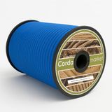 Cordamarket Nautisch rubber, robuust elastisch koord voor camping, luifels en outdoor, blauw, 8 mm x 50 m