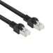ACT Zwart 15 meter S/FTP CAT7 PUR flex patchkabel snagless met RJ45 connectoren (CAT6A compliant) FB8515