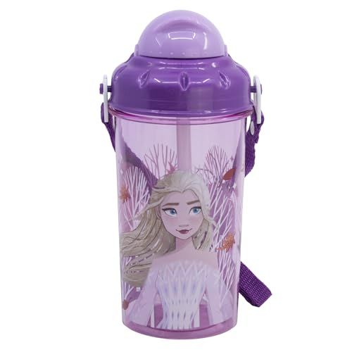 STOR Kinderdrinkfles met Rietje Frozen 465ml