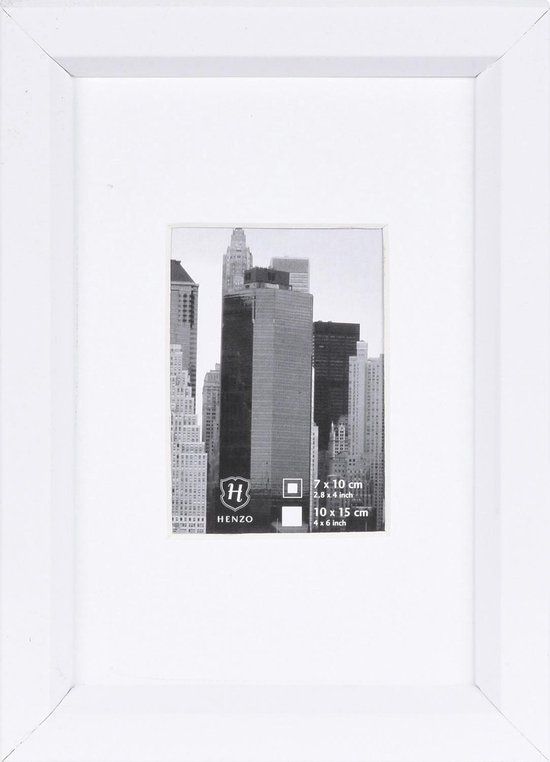 Henzo Metallica Fotolijst 10x15 cm - Wit