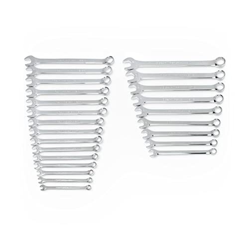 GEARWRENCH GEARWRENCH Lange Patroon Combinatie SAE/Metrische Wrench Set 24 Pc., 12 Punt - 81900