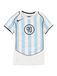 NIKE Functioneel shirt 'Total 90 Energy' lichtblauw / zwart / wit