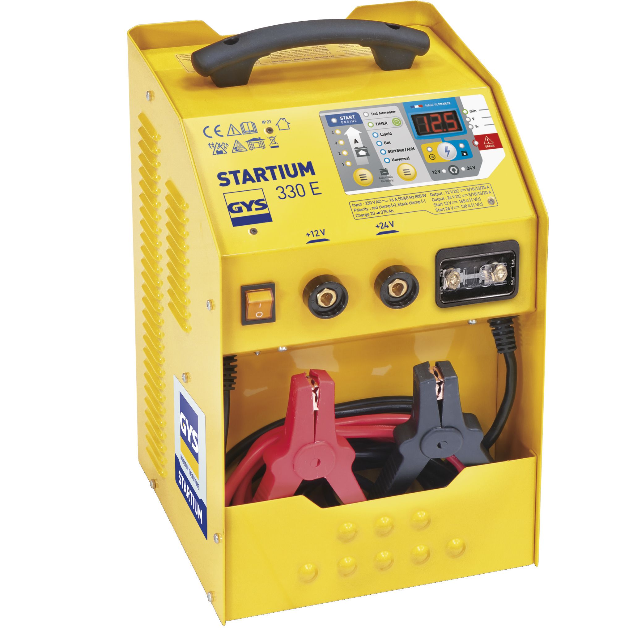 Gys Startium 330E - 12V en 24V Acculader/ Starter - 3154020026469
