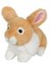 GIPSY Toys Knuffel konijn – serie "konijn langwerpig" – 20 cm S/kaart – beige en wit – ideaal voor Pasen
