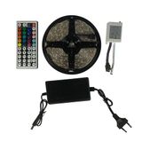 LeoFla LED strip RGB SMD 5050 spoel zelfklevend 5 meter met voeding en afstandsbediening, variabel, medium