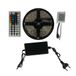LeoFla LED strip RGB SMD 5050 spoel zelfklevend 5 meter met voeding en afstandsbediening, variabel, medium