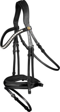 Waldhausen S-Line Hoofdstel Tijdloos Cob Zwart / Zwart