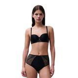 Chantelle Pulp Electra string met zebraprint - zwart