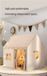 YingYuetu Luxe Speeltent voor Kinderen – Grote Kindertent & Speelhuisje Binnen – Met Gordijntjes & Ramen – Hut Bouwen & Leeshoek Kinderkamer – Unisex – Khaki