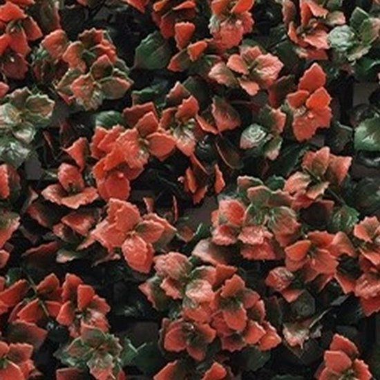 Buitengewoon Boet Buitengewoon de Boet Kunstplanten mat 50x50 cm pachysandra rood