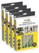Moustiquaires anti-insectes, 4 pièces, adaptées aux fenêtres jusqu'à 110x130 cm, avec fermeture magnétique