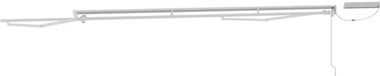vidaXL - Elektrisch bedienbaar luifel frame, wit, 5 x 3 meter