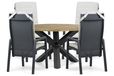 Lifestyle Garden Furniture Lifestyle Lifestyle Vivaro/Rockville 120 cm dining tuinset 5-delig