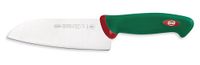 Mes Sanelli Line Premana Professional, Santoku mes Cm.16, roestvrij staal, groen en rood