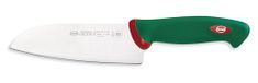 Mes Sanelli Line Premana Professional, Santoku mes Cm.16, roestvrij staal, groen en rood