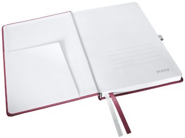 Leitz Notebook Style ft A5 geruit 5 mm granaatrood