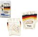 Softee Paar rieten gymhandschoenen Blanco/Rojo/Black - S