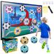 Ensemble de football enfants - Ballons à scratch - But en flanelle - Intérieur et extérieur - Âge 3 à 8 ans