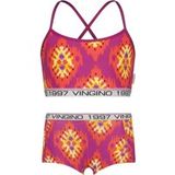 Vingino Girls G-so26-4 Ethnic Heart Set Underwear Set Aster Pink Taille: XL