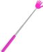 Gerimport Ruggenkrabber - stevige handjes - uitschuifbaar tot 65 cm - roze - metaal