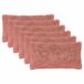 vidaXL Kussensloop 6 pcs HEERLEN Roze 40 x 70 cm PV Fleece