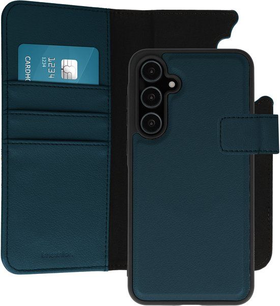 imoshion Hoesje - Geschikt voor Samsung Galaxy A55 (5G) - Uitneembare 2-in-1 Luxe Bookcase - Blauw