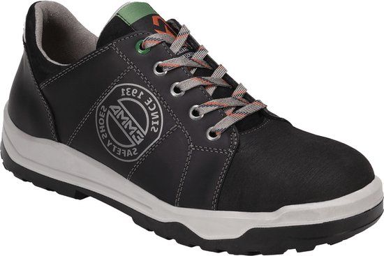 EMMA Werkschoen Clay S3 laag Metal Free - Zwart - Maat 39
