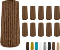 Marque non spécifiée 16 pièces Chaussettes de pied de chaise marron