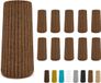 Marque non spécifiée 16 pièces Chaussettes de pied de chaise marron