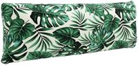 vidaXL - 1-Delig - Rugkussen - PUTTEN - 100% - Polyester - Bladpatroon