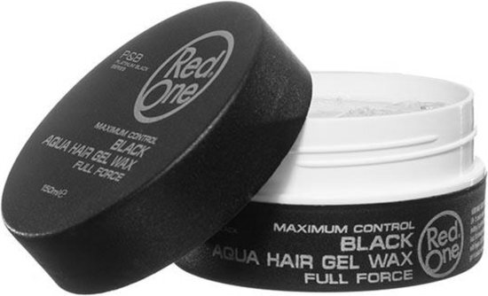 RedOne Haarwax Maximum Control Black Aqua Hair Gel Wax Full Force 150 ml