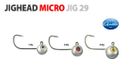 Spro Micro Jig Head - Grijs - Haakmaat 2 - 1.5g - 5 Stuks