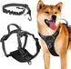 Shenzhen Haorui Industrial Technology Co., Ltd. Harnais pour chien avec fonction anti-traction, réfléchissant, réglable et confortable, avec laisse de sécurité (M)