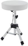 Gear4music Mini Drum Throne Kruk, Wit
