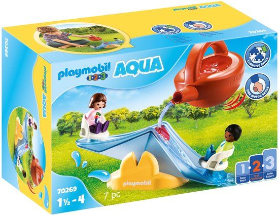 PLAYMOBIL 1.2.3 Aqua Waterwip met gieter - 70269