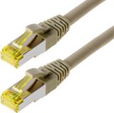 Helos Patchkabel S/FTP Cat 6a grau 15,0m