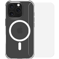 BlueBuilt Protective Back Cover met MagSafe iPhone 16 Pro + Screenprotector Glas