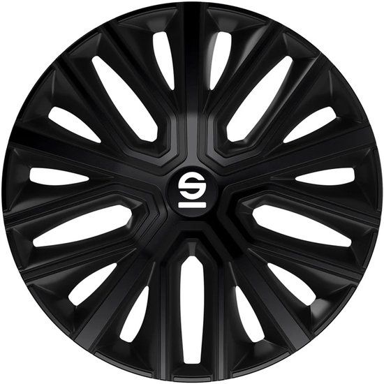 Sparco Wieldoppen Modena 16 inch Zwart - 4 stuks