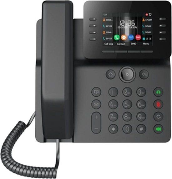 Fanvil V64 IP Phone - Black - 12 Lines - LCD - WiFi