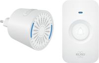 Merkloos / Sans marque Bol Draadloze Deurbel Set met Plug-In Ontvanger - Bereik 200m - IP65 Waterdicht - 64 Melodieën