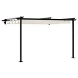 vidaXL Prieel 300 x 300 x 200 cm Crèmekleurig Polyester