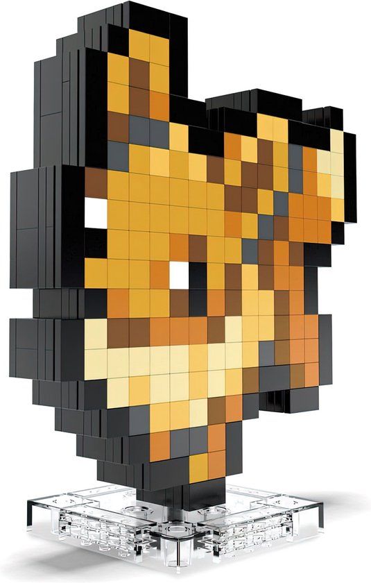 MEGA Mattel MEGA Pokémon Eevee Pixel Art Construction Set
