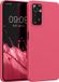 kwmobile telefoonhoesje geschikt voor Xiaomi Redmi Note 11 Pro / Redmi Note 12 Pro 4G - Hoesje met siliconen coating - Smartphone case in awesome pink
