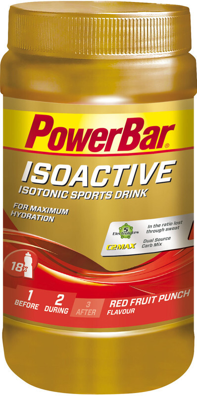 PowerBar Isoactive Sportvoeding met basisprijs Red Fruit Punch 600g