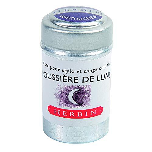 Herbin Inktpatronen schrijven - Poussière de Lune, Pot van 6