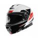 Schuberth C5 Eclipse Wit Rood Systeemhelm - Helm