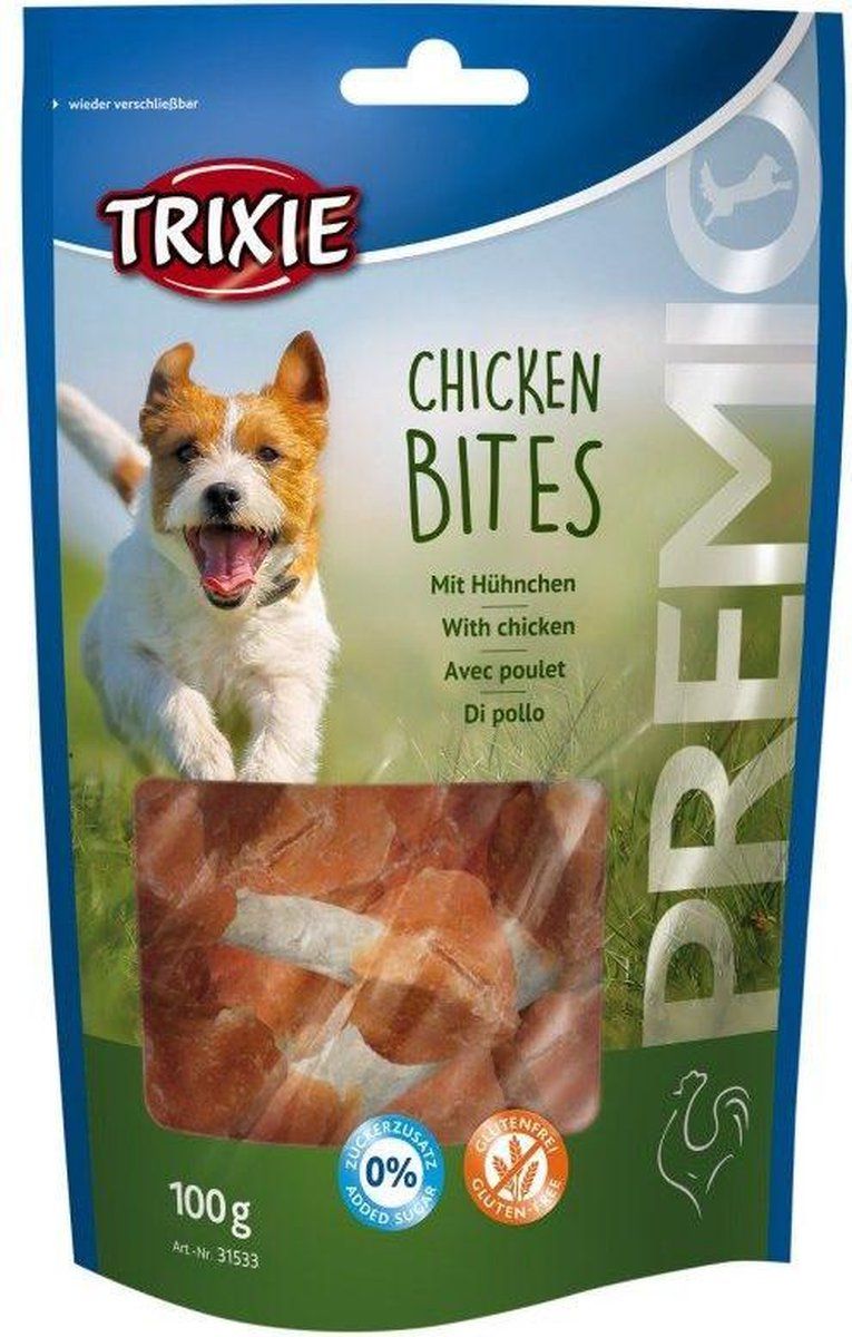 TRIXIE Chicken Bites - 100g - 10 stuks - Hondensnack