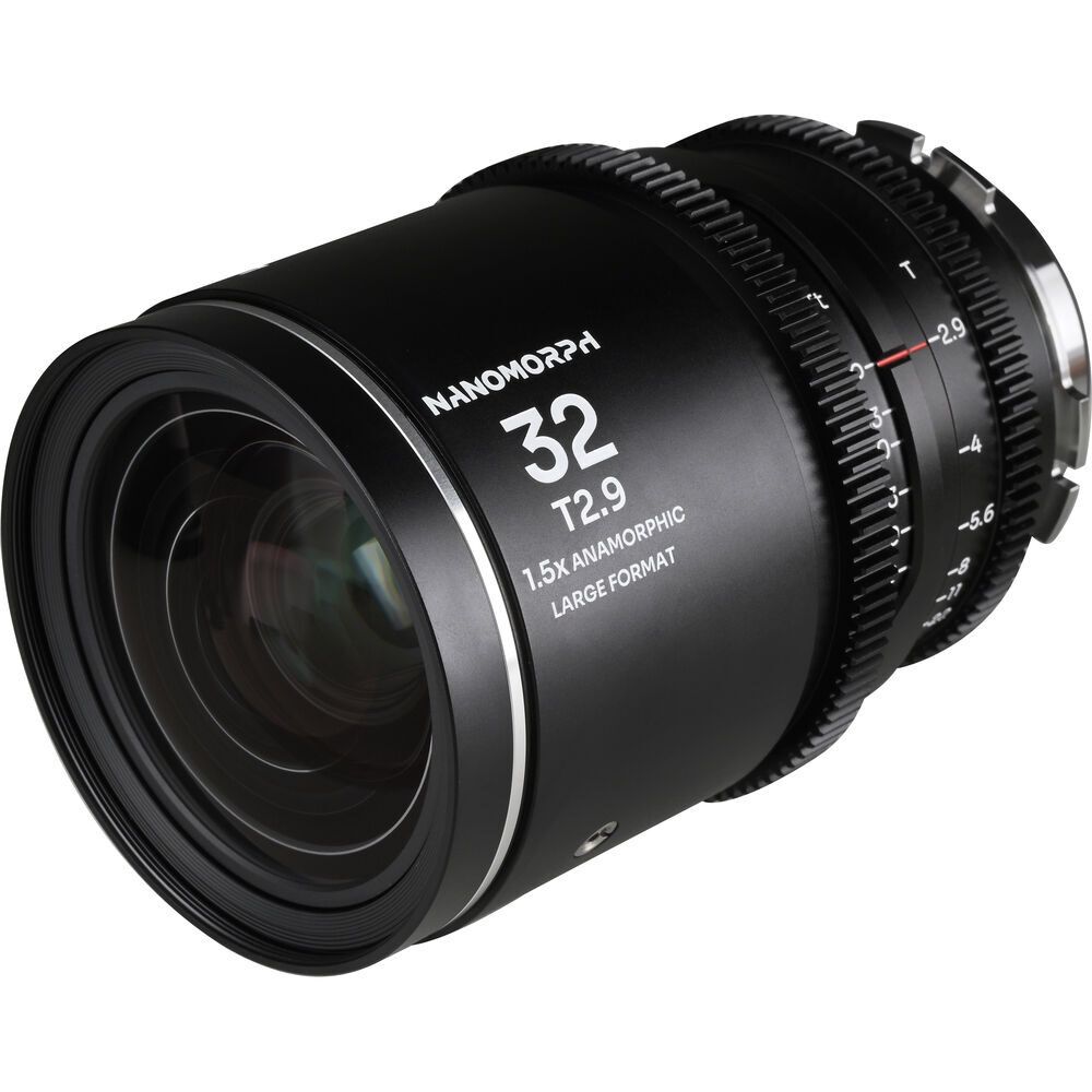 Laowa 32mm T2.9 1.5X LF Nanomorph Silver PL/EF-mount objectief