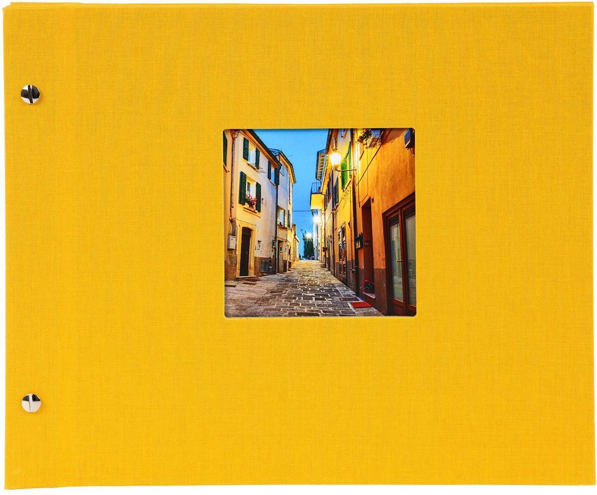 Goldbuch Bella Vista losbladig album 30x25 yellow